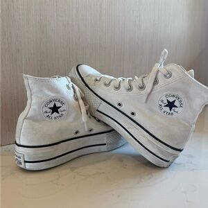 Women’s Converse White High-Top Sneakers